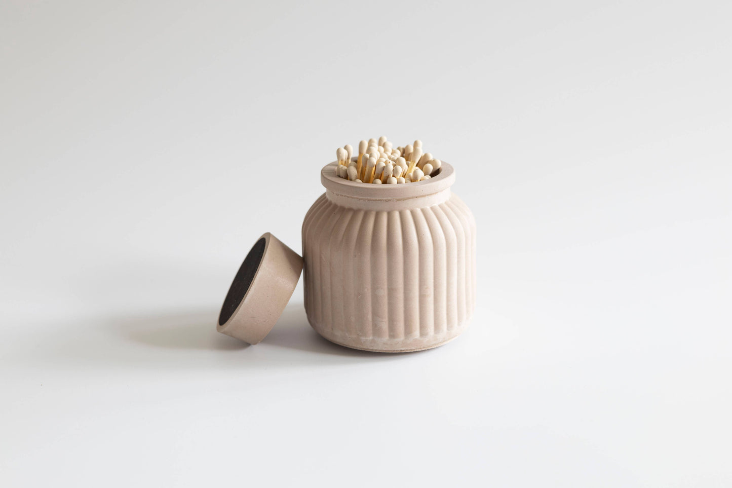 Concrete Match Holder | Apothecary | Brown