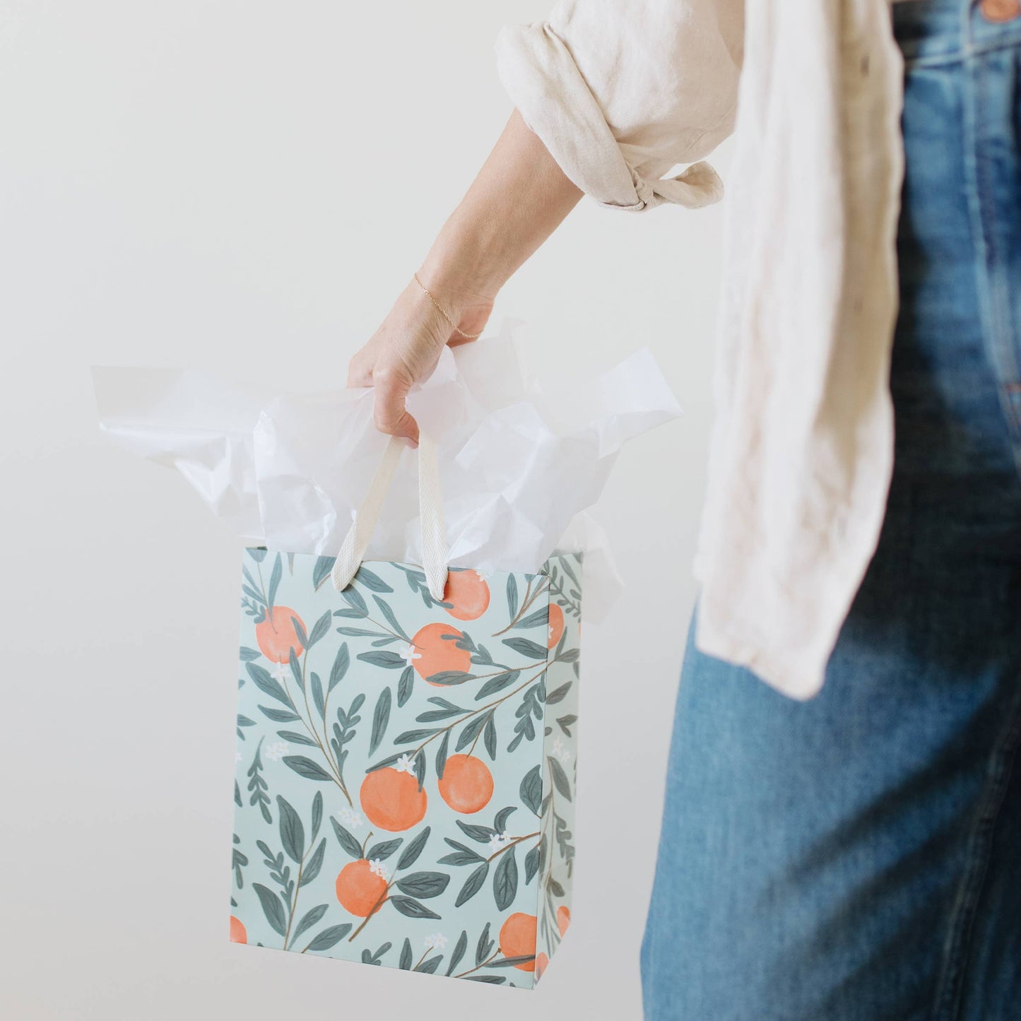Orange Vines Gift Bag: Medium