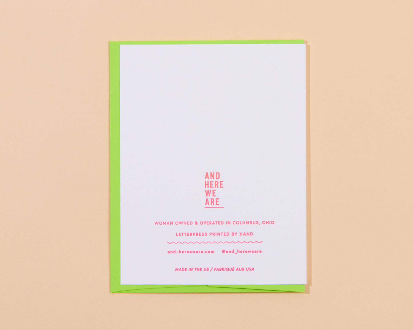 Happy Fuckin Birthday Letterpress Birthday Card