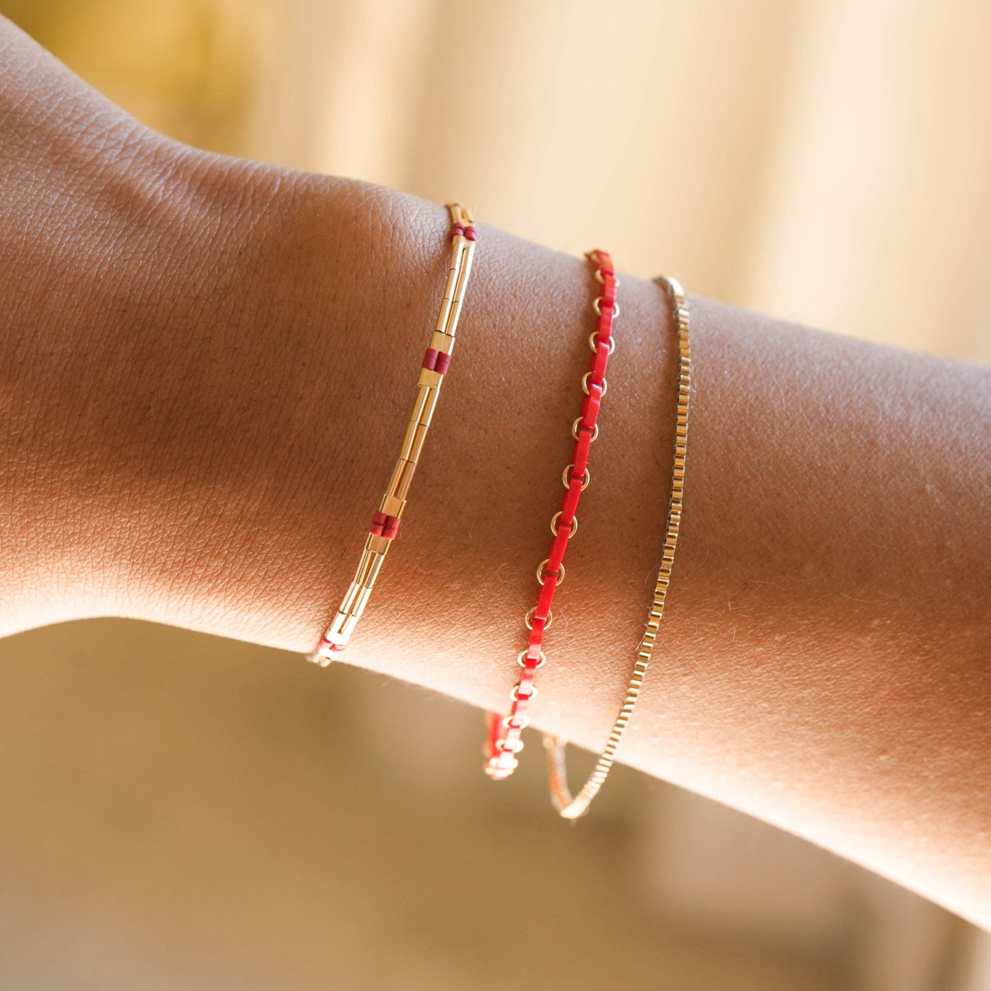 Grace Bracelet - Red - Limited Edition: Primary Red / 6.5"