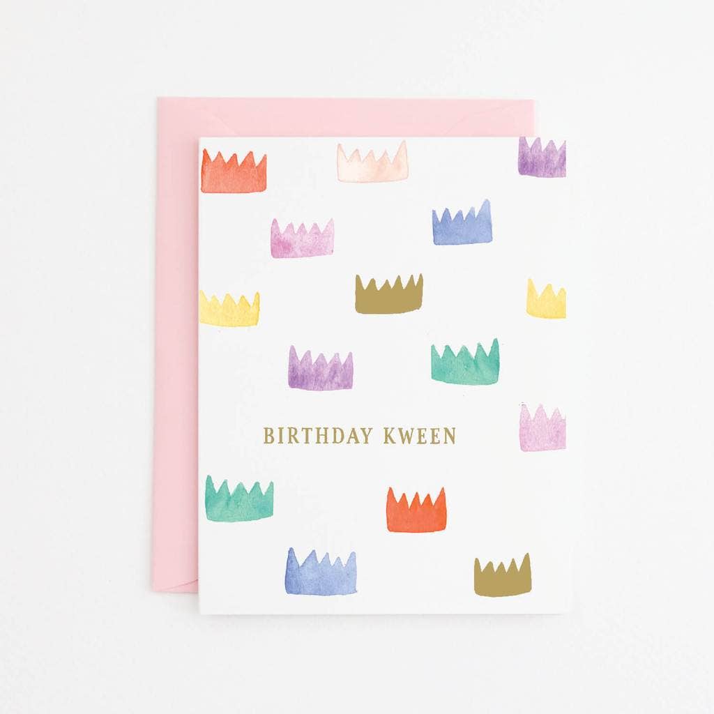 Kween Birthday Card