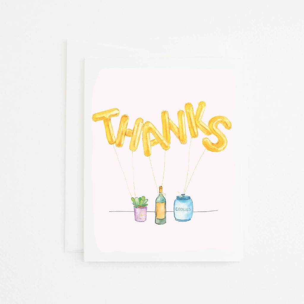 Mylar Thank You Card