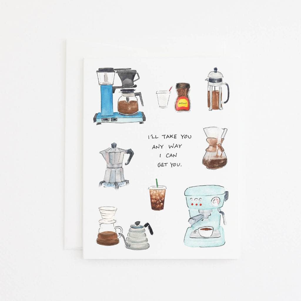 Coffee Love & Friendship Card