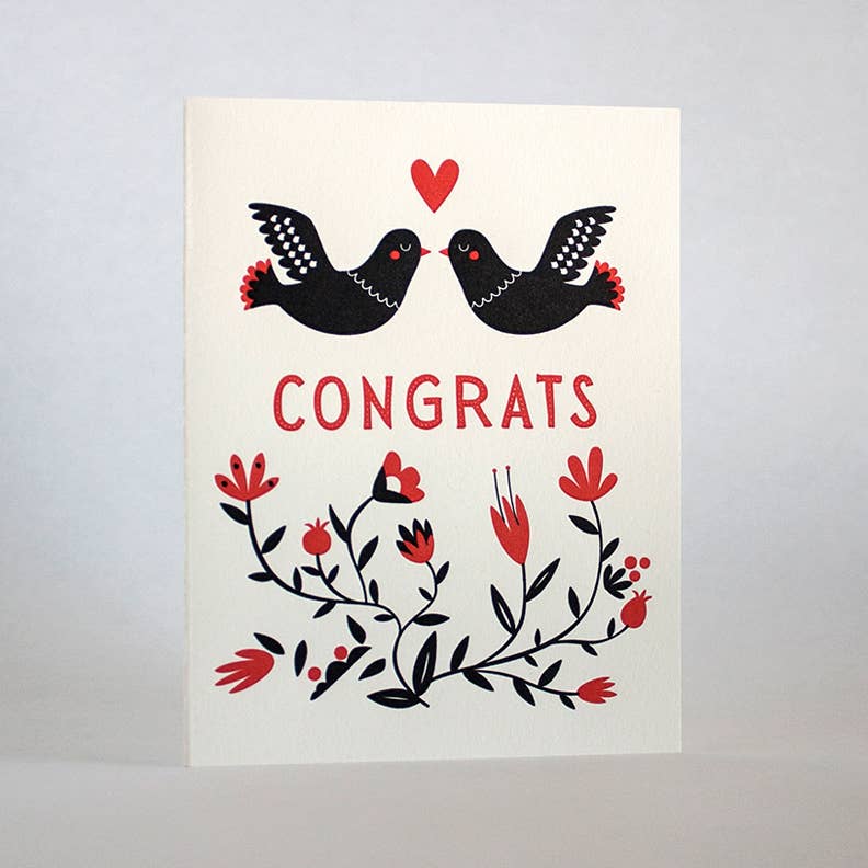 Doves Engagement Card