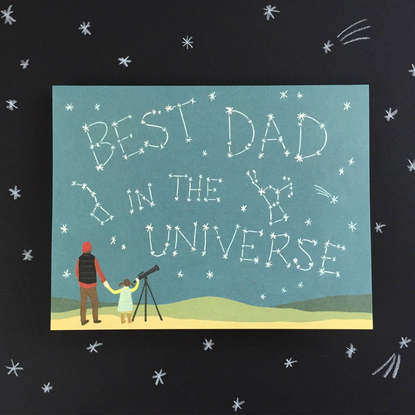 Universe Dad & Daughter Father's Day Card
