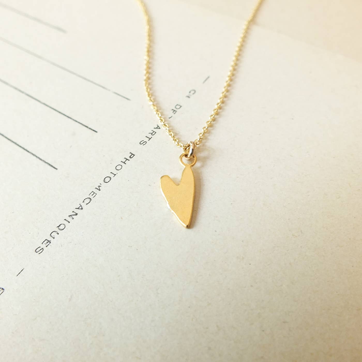 Love Deeply Necklace | Gold Fill