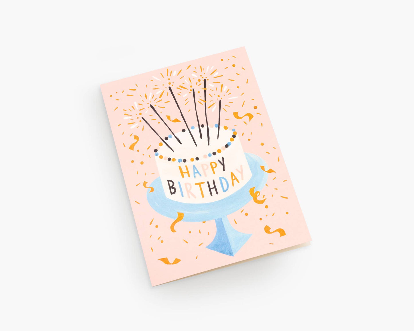 Sparkling Cake Birthday Card
