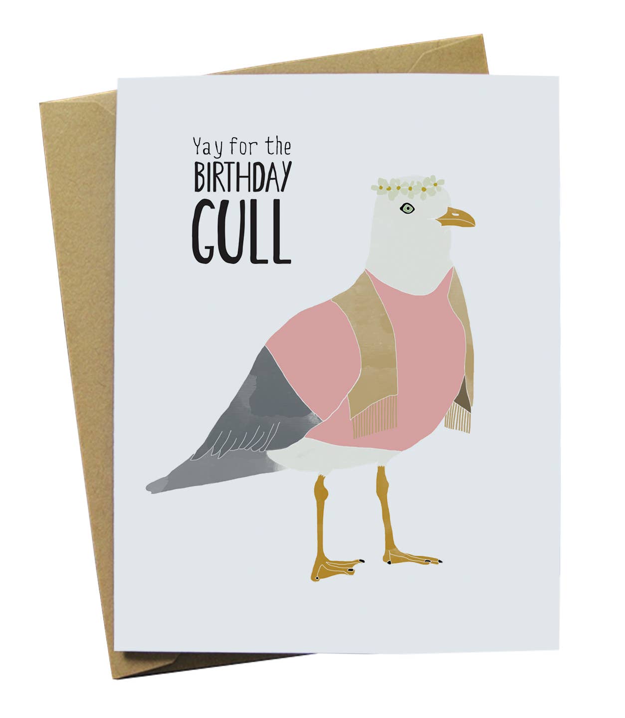Seagull Birthday Card