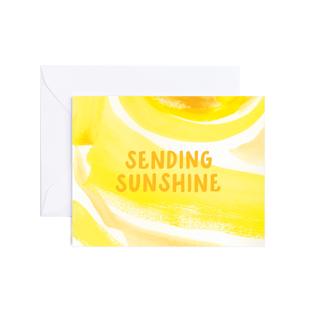 Christine Sunshine Encouragement Card