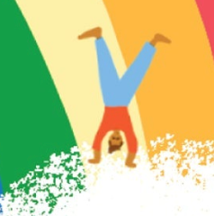 Rainbow Slide - Die Cut Sticker