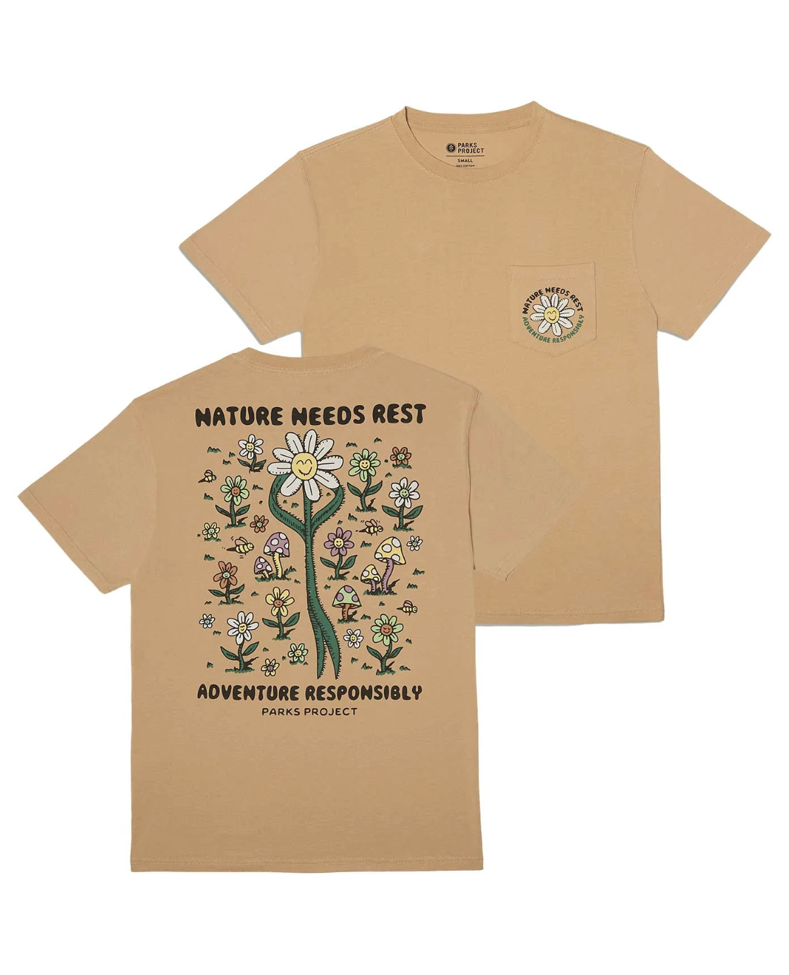 Nature Needs Rest Pocket Tee