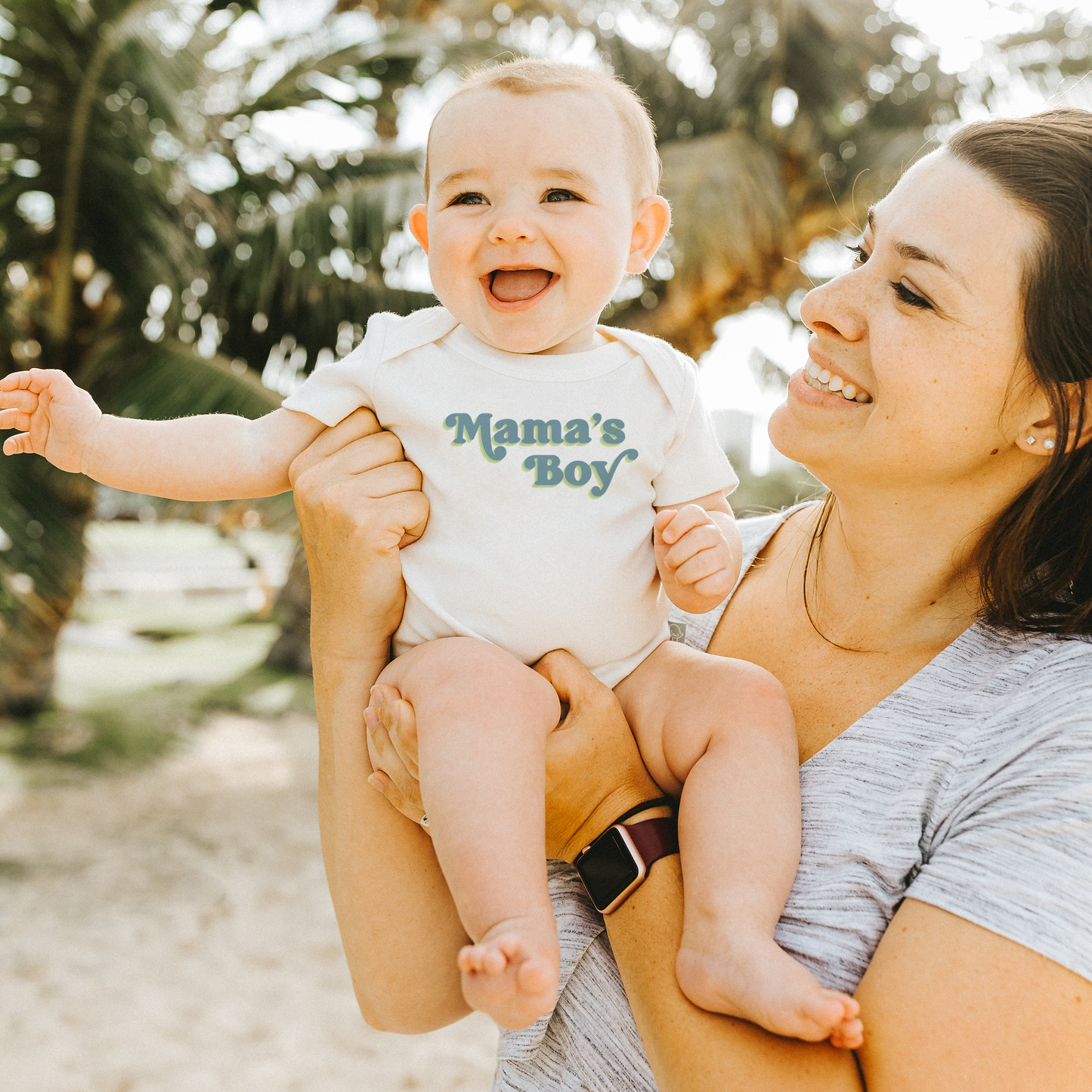 Mamas Boy Baby Bodysuit | 9-12M