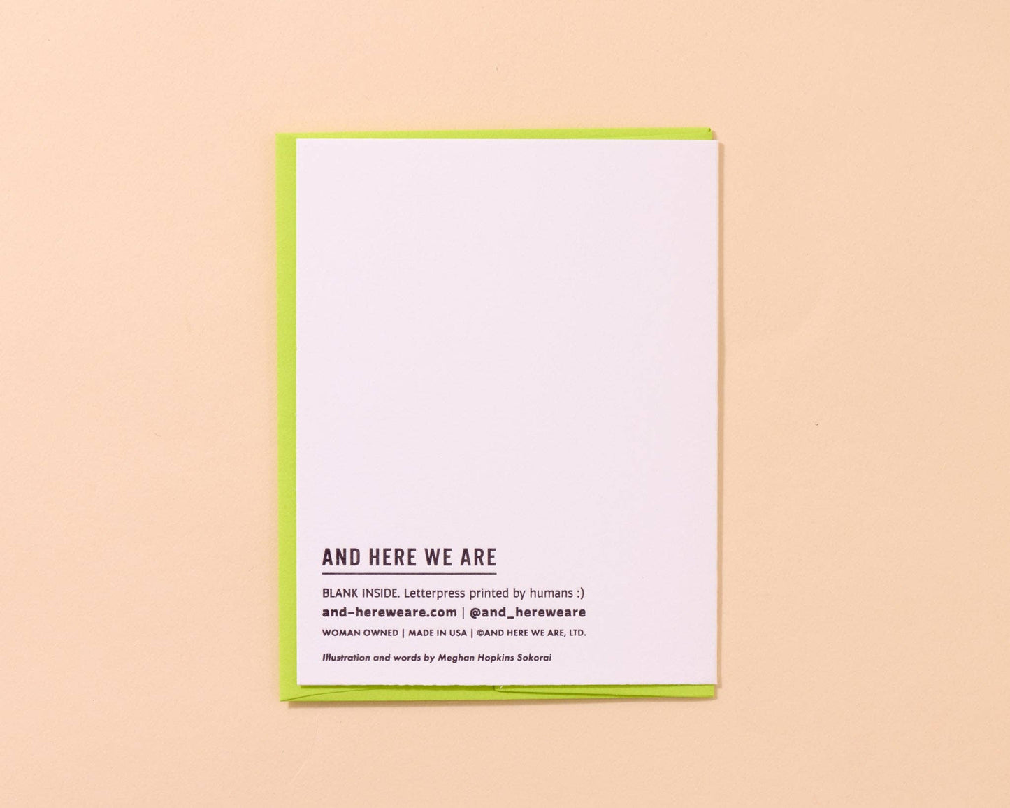Letterpress Mother's Day Card | Lucky You're My Mom