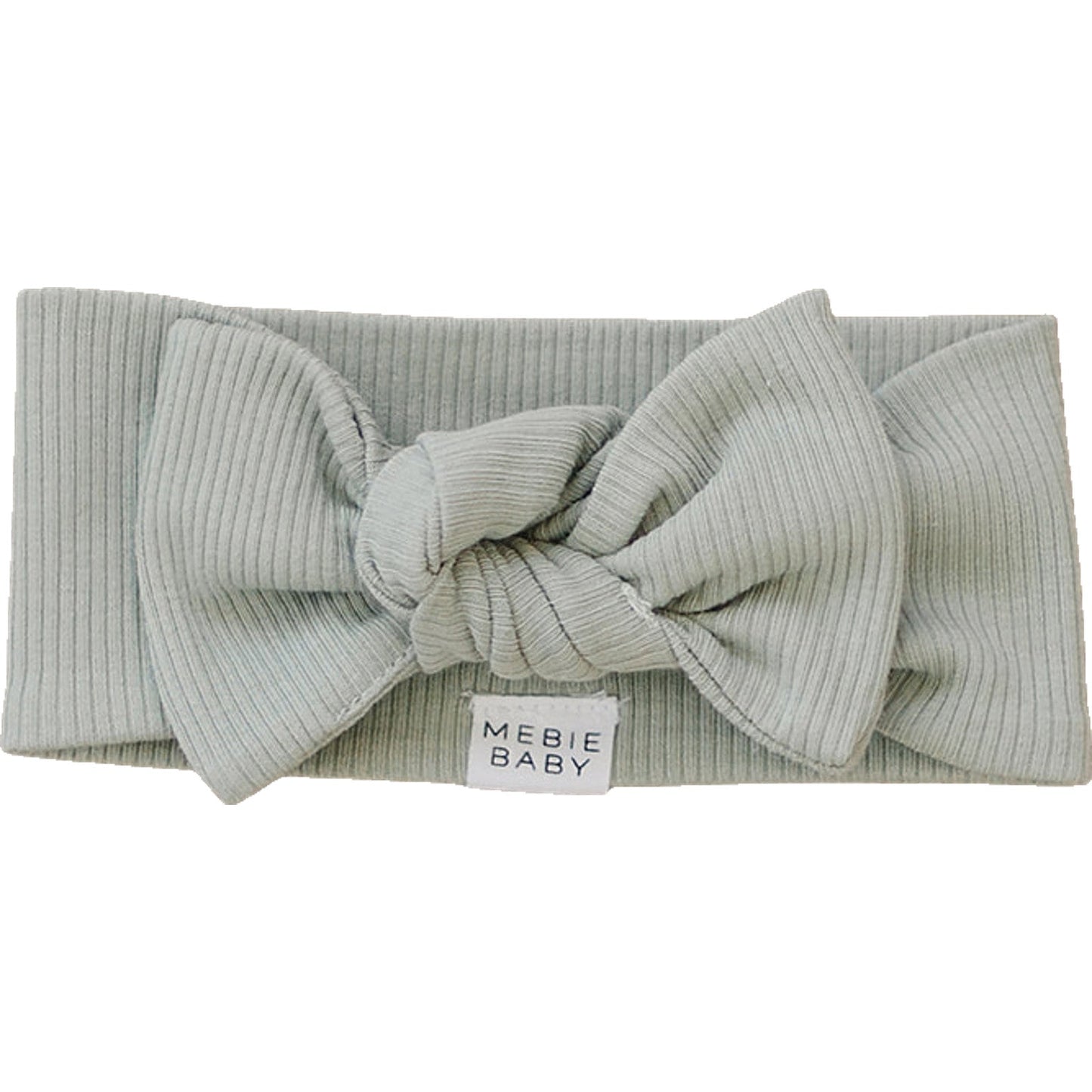 Sage Organic Cotton Ribbed Headwrap