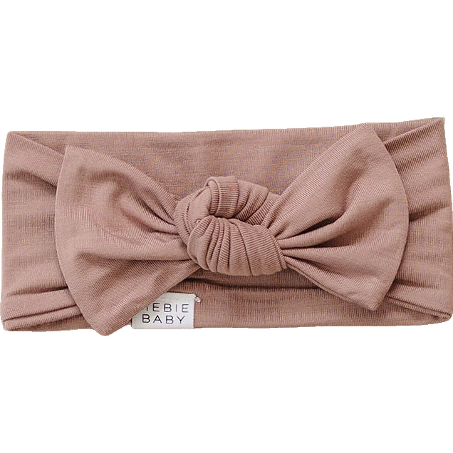 Dusty Rose Ribbed Cotton Headwrap