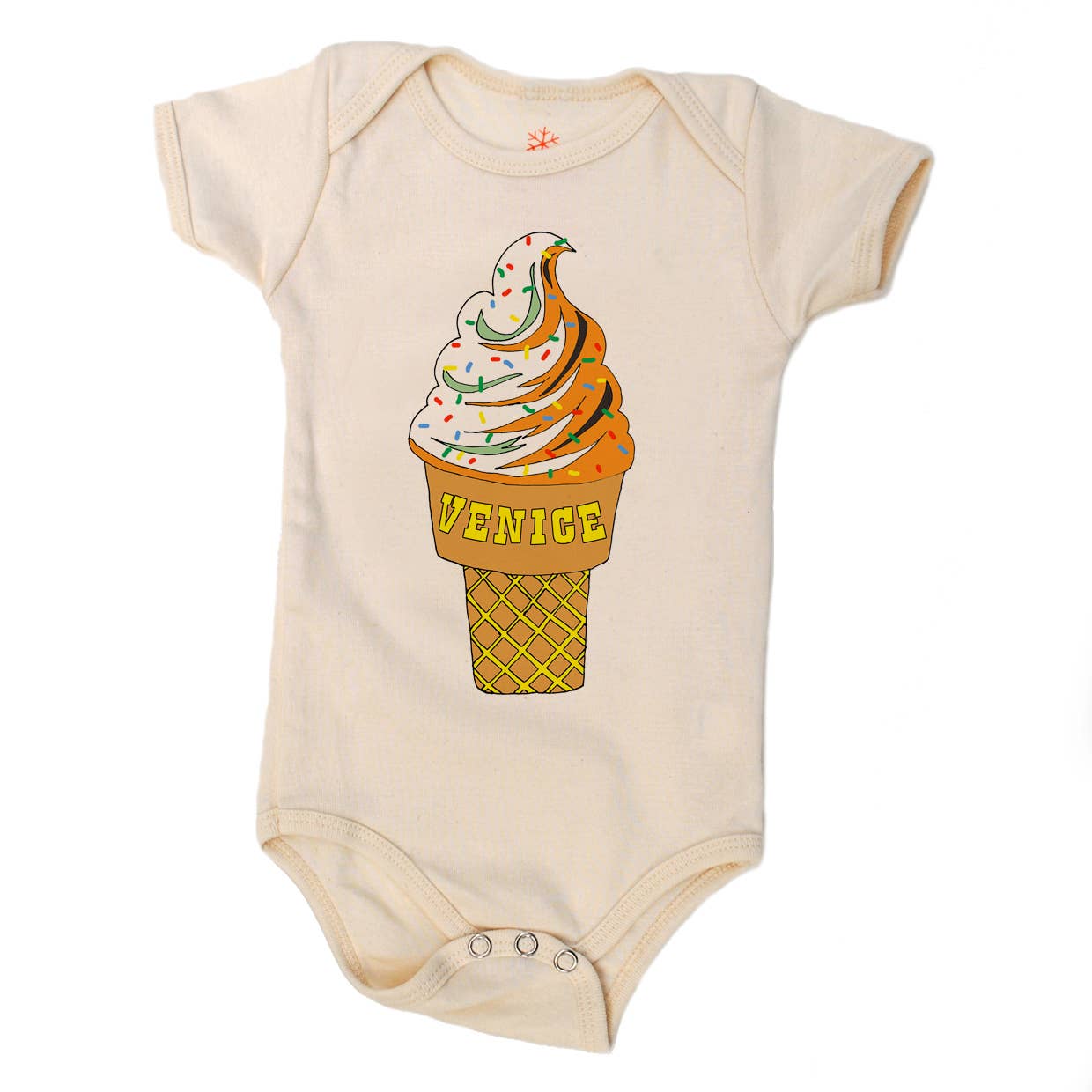 Ice Cream Venice - Baby Organic Onesie: 6-12m onesie
