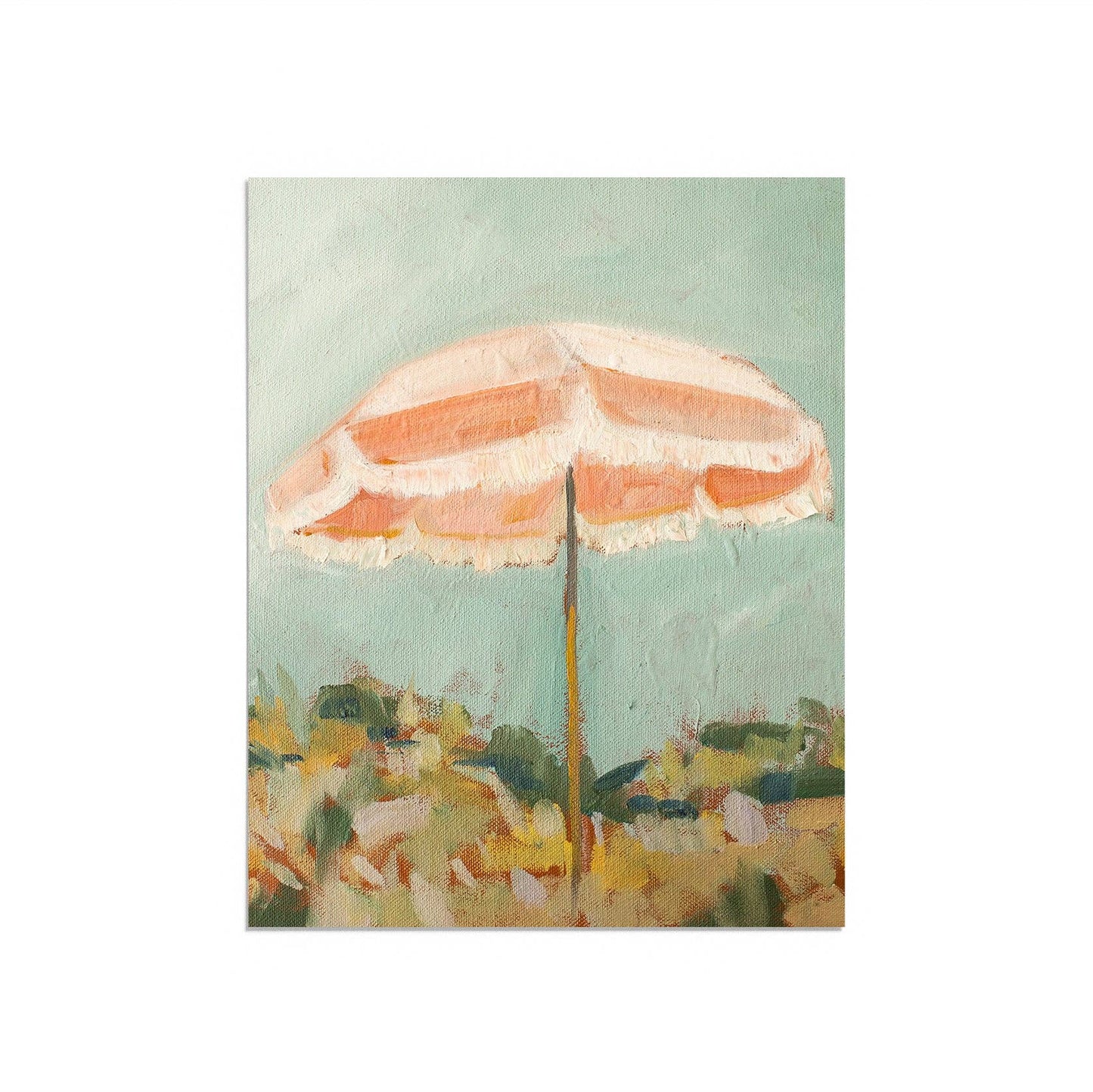 Pink Umbrella: 8 x 10 (paper)