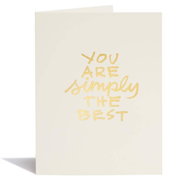 Simply the Best Card