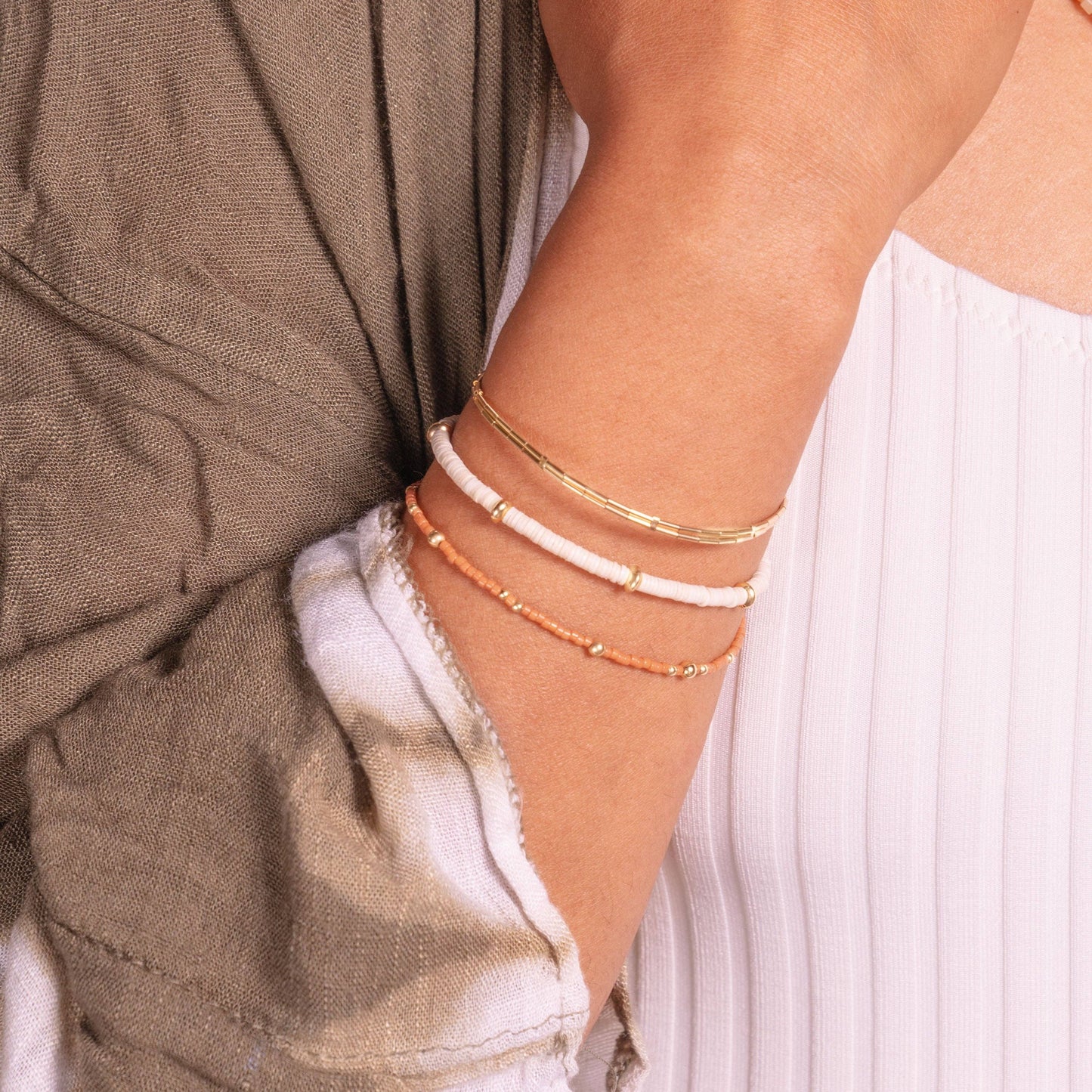 Golden Moments Bracelet: 6.5"