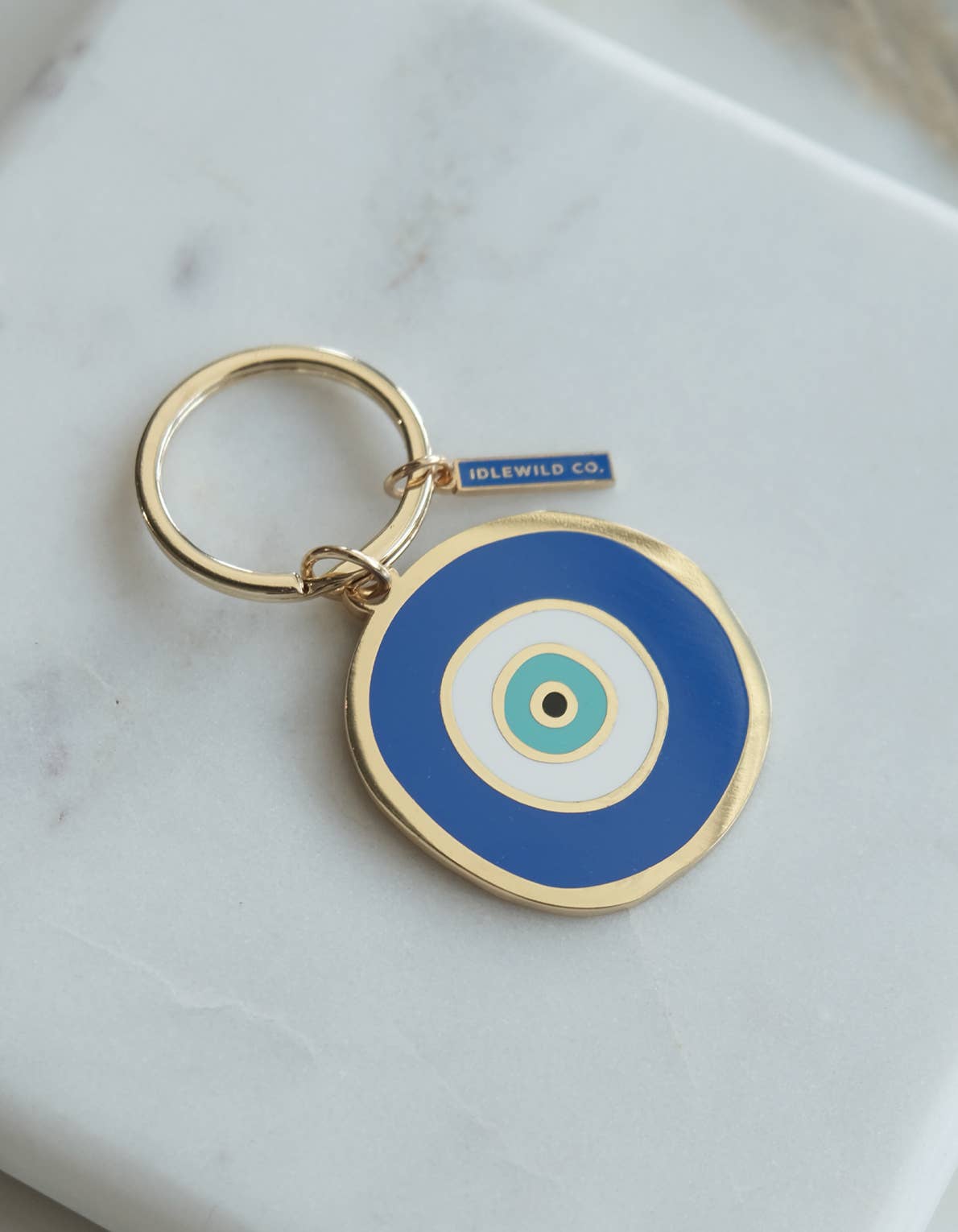 Evil Eye Enamel Keychain: Unboxed