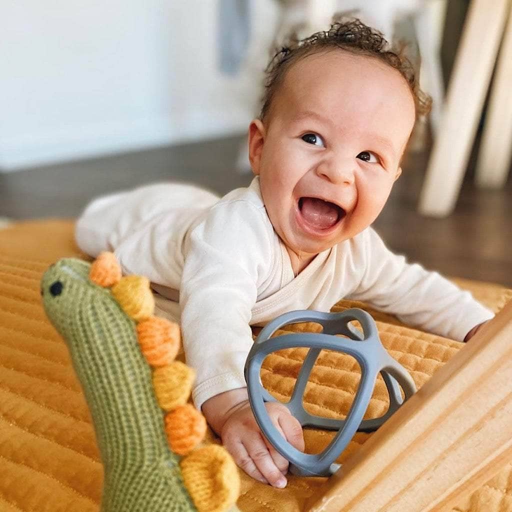 Brachiosaurus Dinosaur Baby Rattle