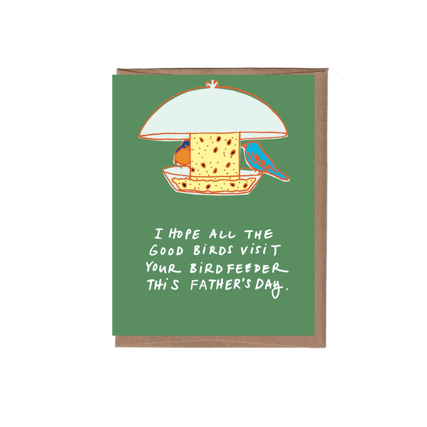 Bird Feeder Father's Day Card