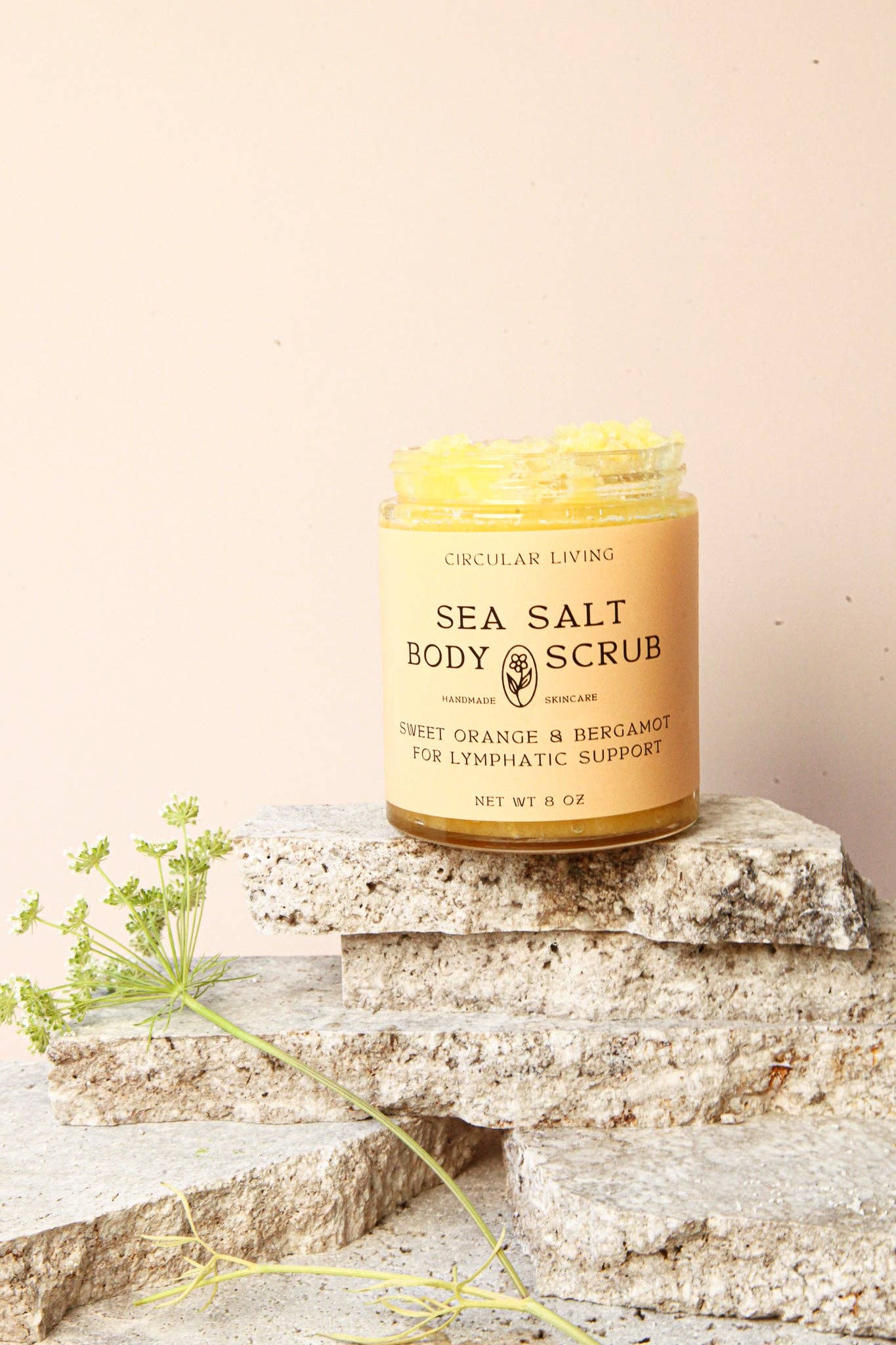 Sea Salt Body Scrub | Sweet Orange & Bergamot