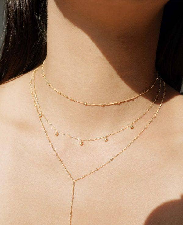 Bambita Necklace: Sterling Silver