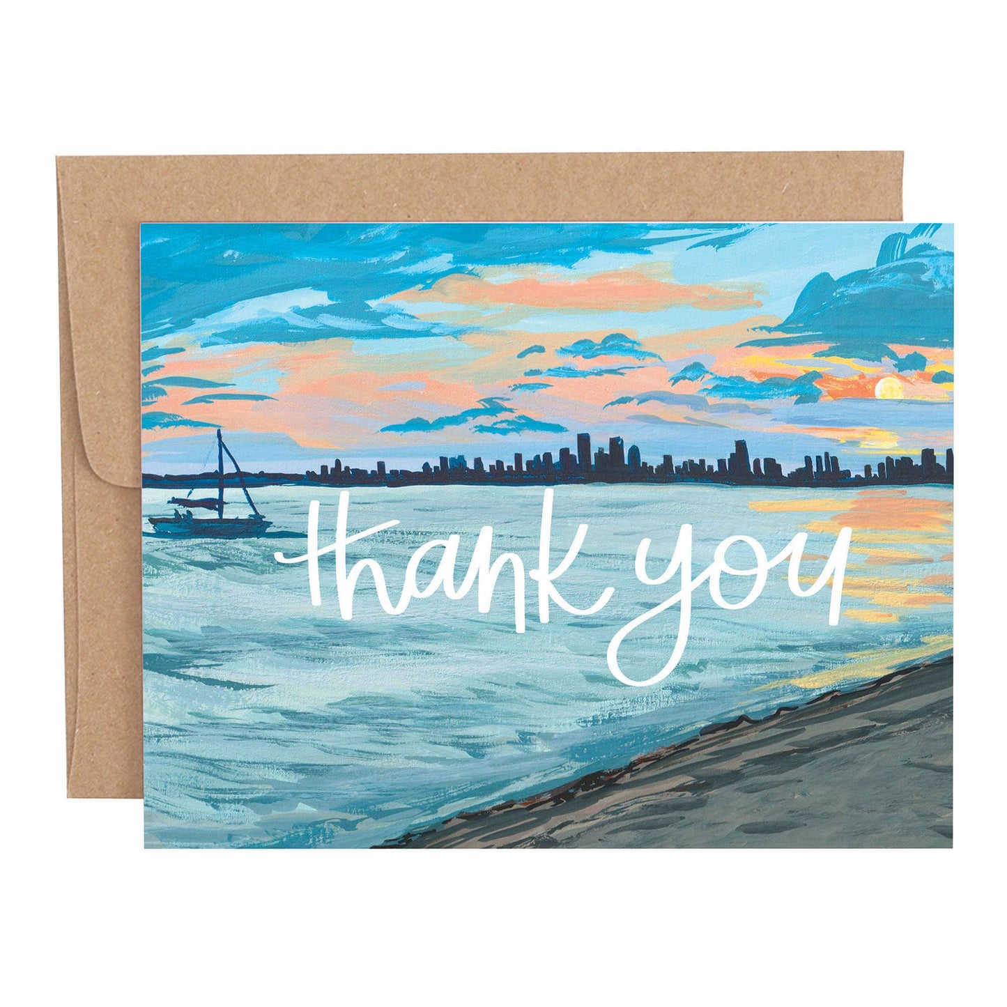 Lake Thank You Card