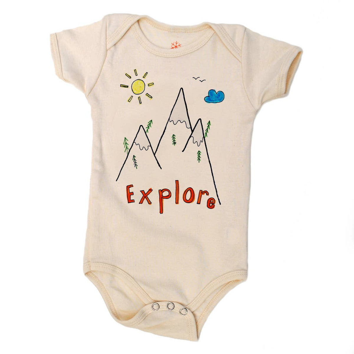 Explore - Baby Organic Onesie: 6-12m onesie