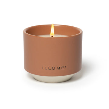 Illume 5.8 oz Matte Ceramic Candle | Terra Tabac