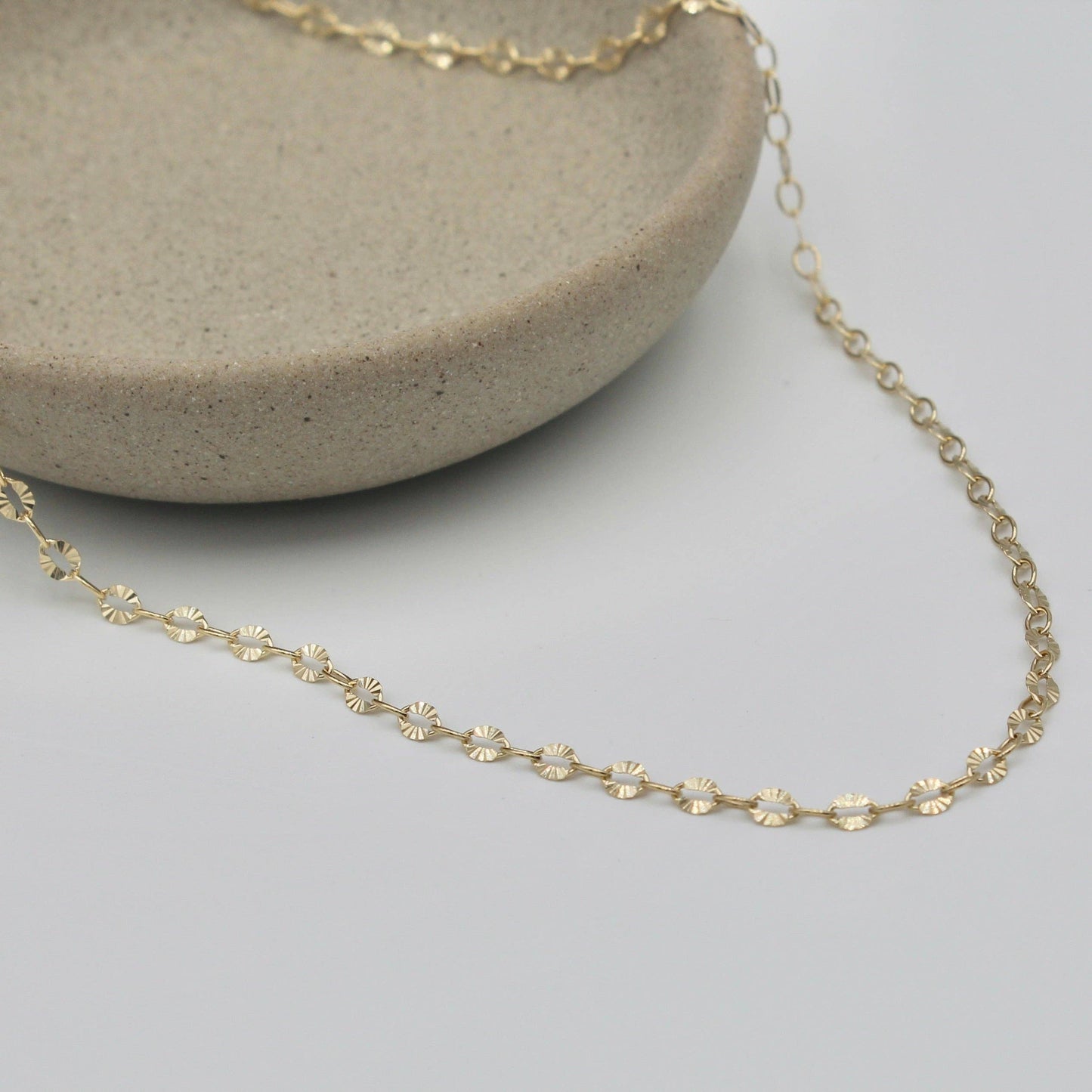 Starburst Link Necklace: 18"