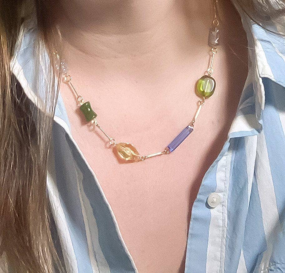 Composition Necklace No. 4: 18"