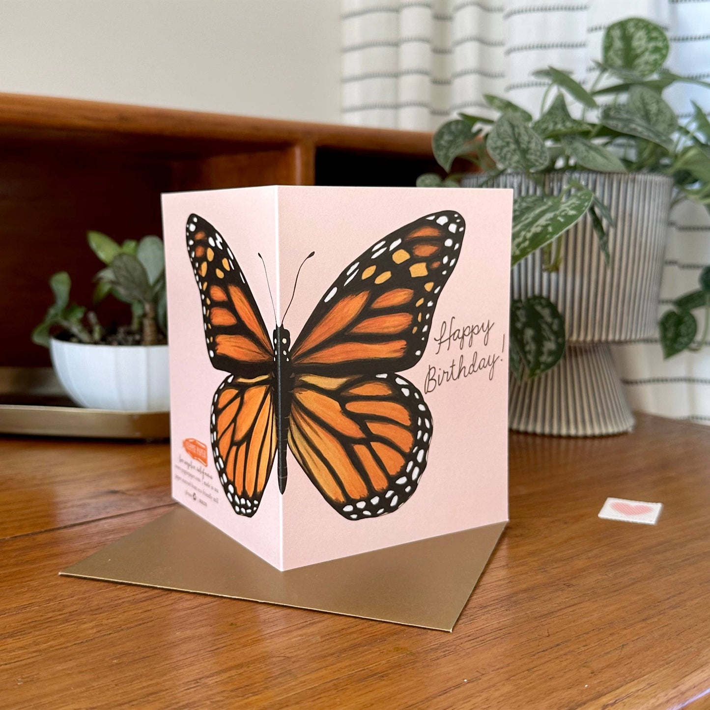 Monarch Butterfly Birthday Card