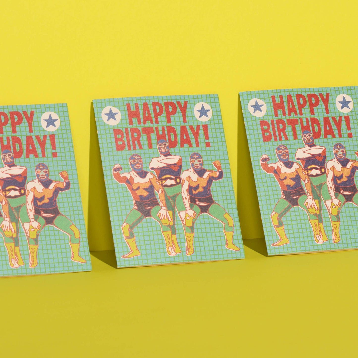 Luchador Birthday Card