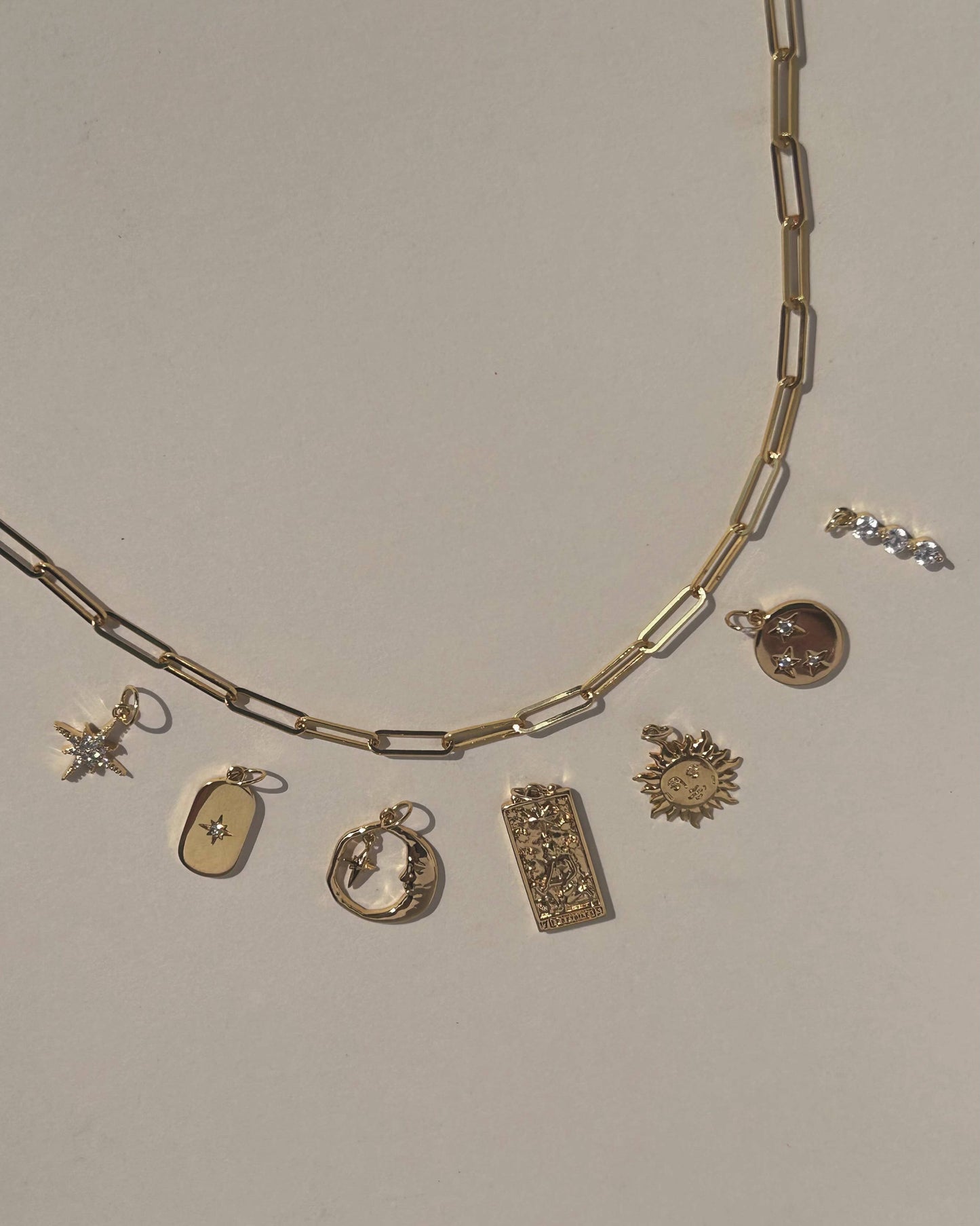 Gene Paperclip Chain Necklace