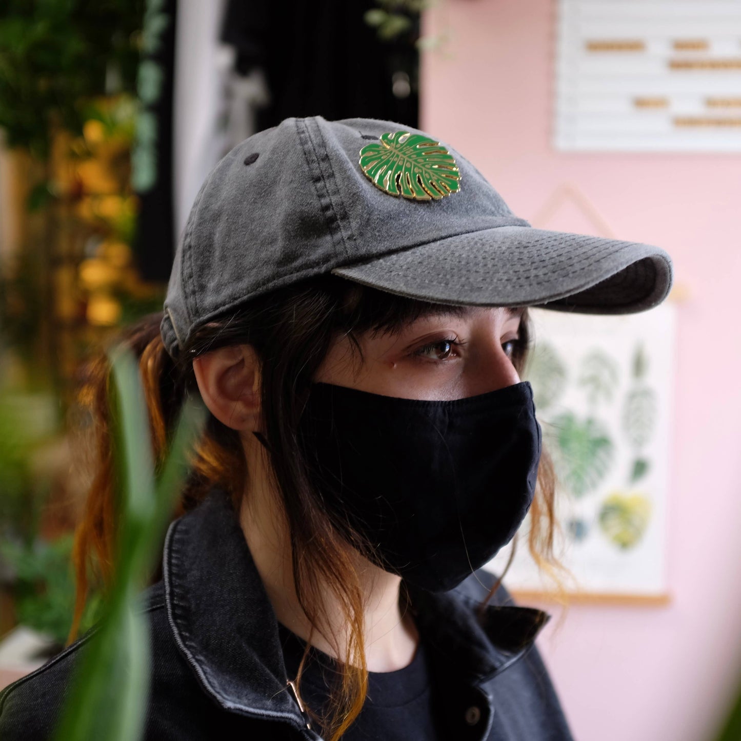 Monstera Enamel Pin