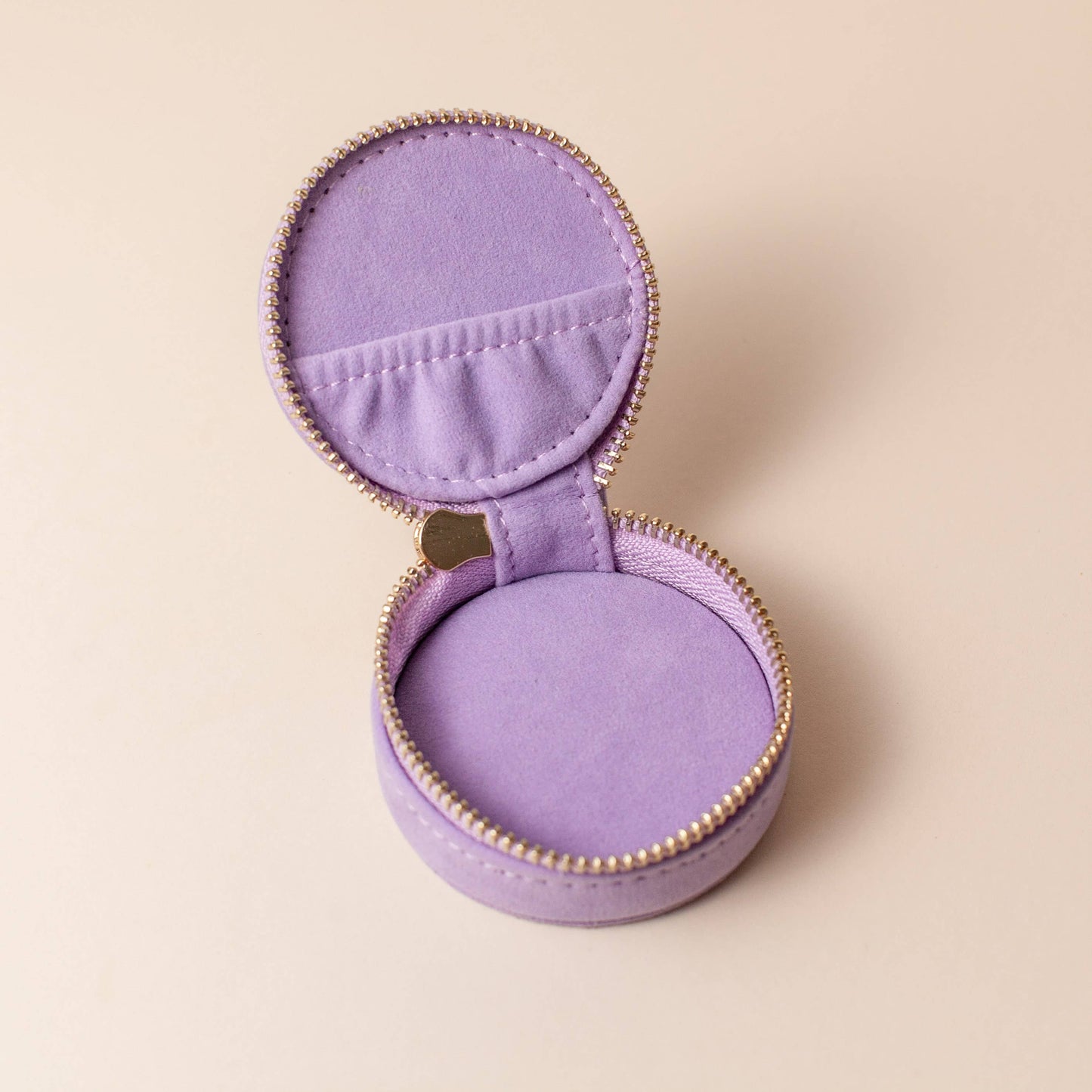 Lavender Mini Travel Jewelry Case