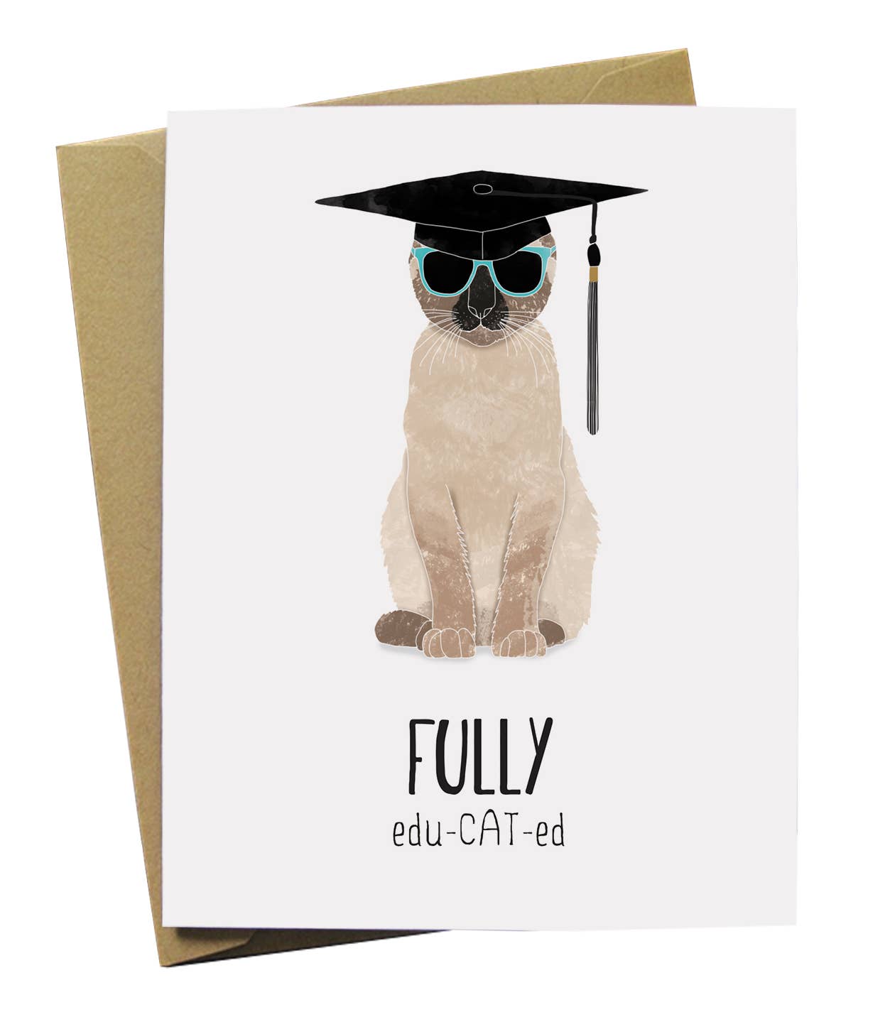 Graduation Cat Card