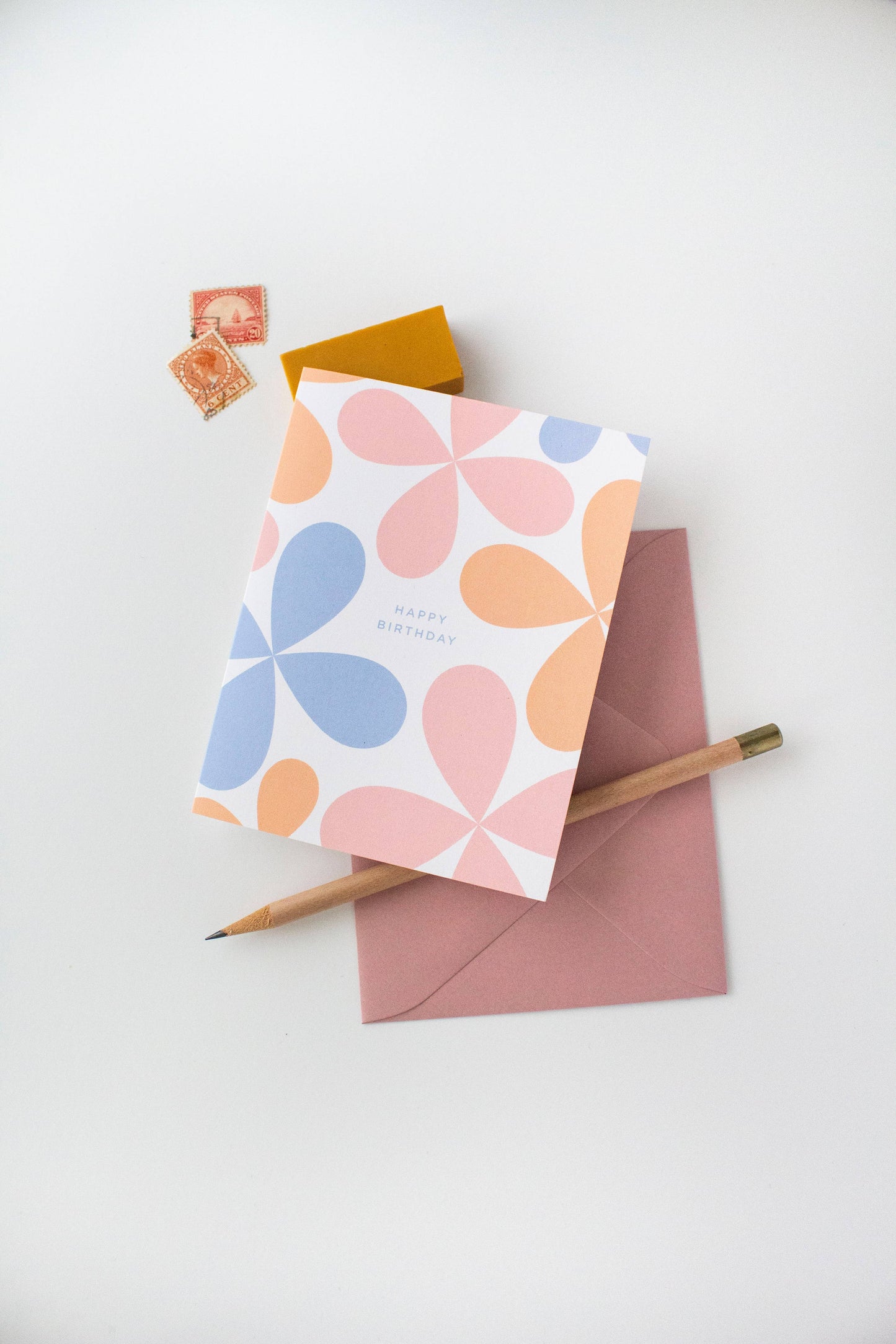 Abstract Flower | Birthday Greeting Card