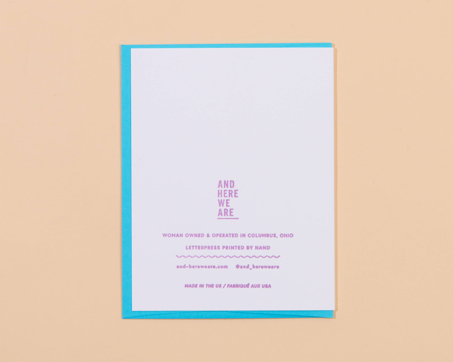 Bubble Letterpress Congrats Card