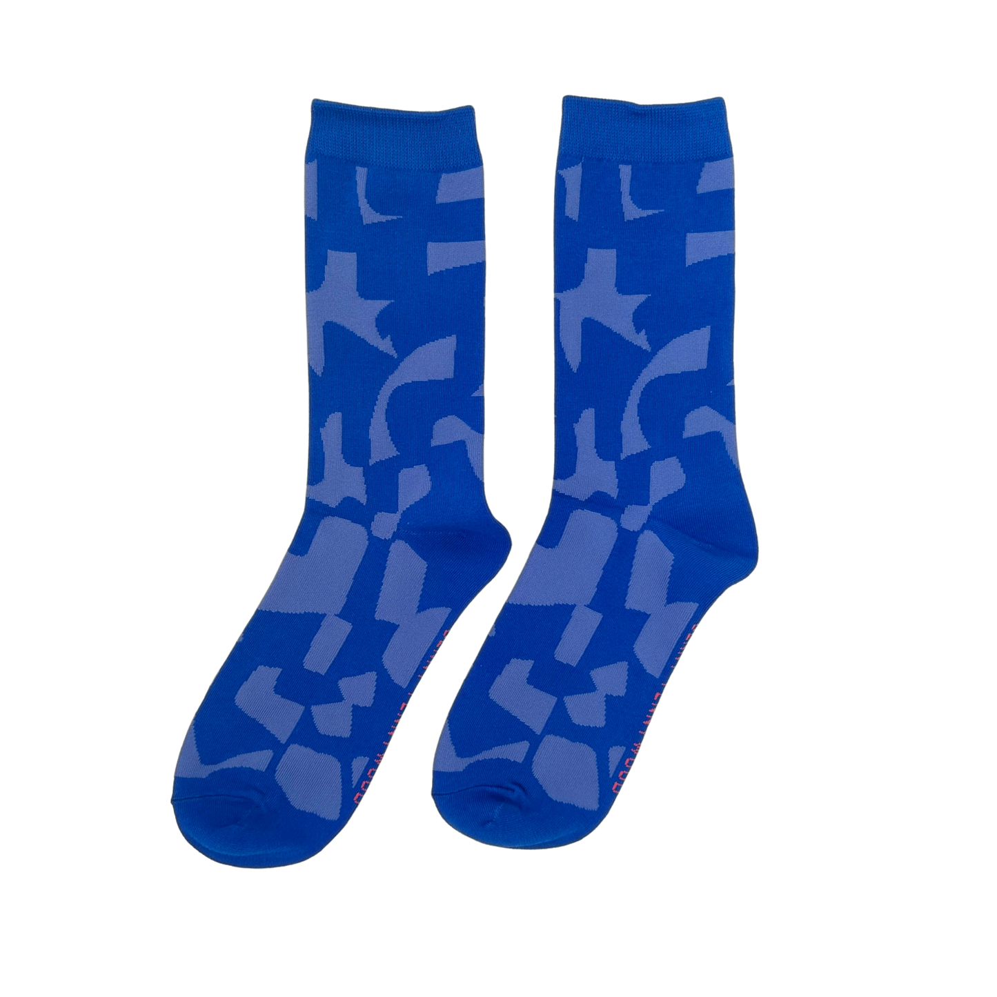 Crew Socks | Checks in Cobalt & Periwinkle