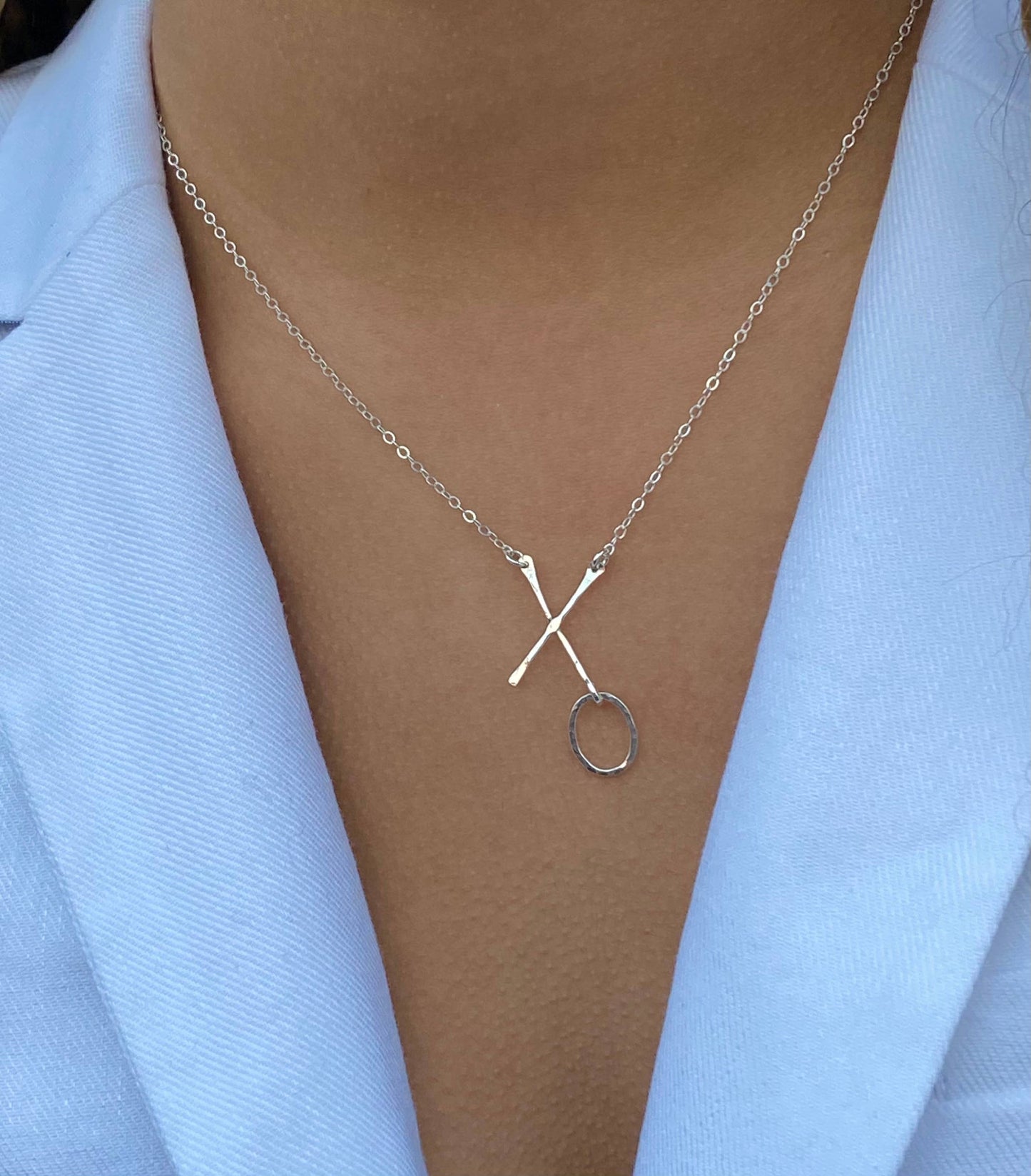 XO Necklace | Sterling Silver