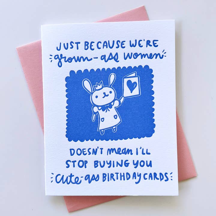 Grown Ass Women Birthday Card