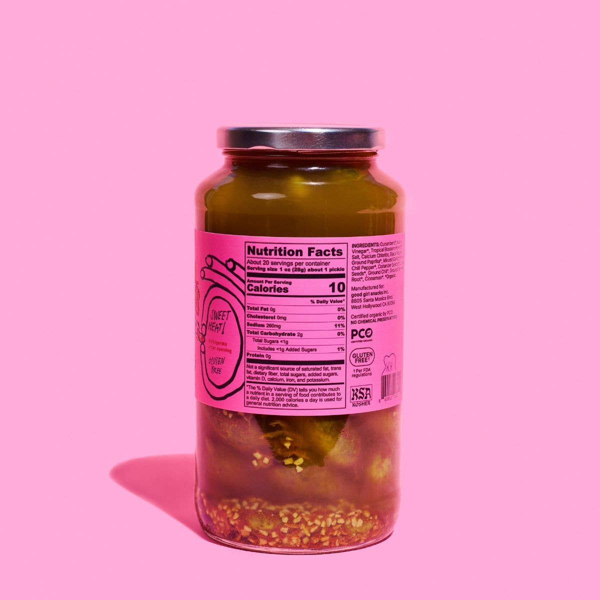 Hot Girl Pickles | Honey Harissa 32oz