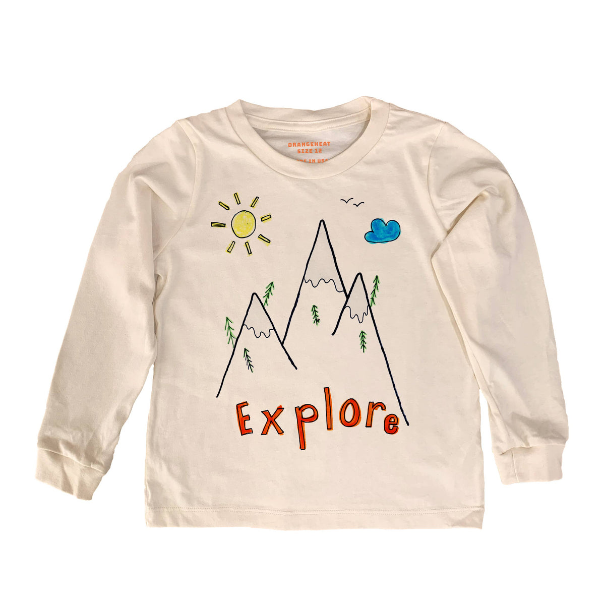 Explore - Kids Organic Tee/Long Sleeve: 2 Toddler / Tee