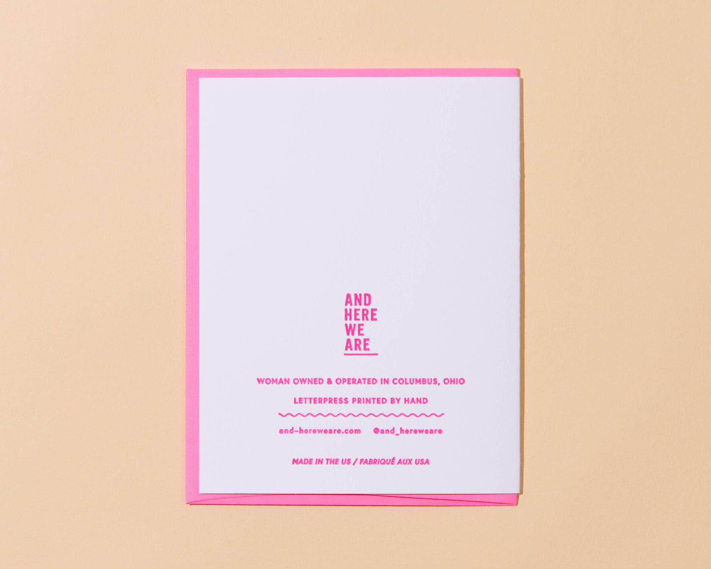 Baby Monitor Letterpress Greeting Card - First Mother's Day