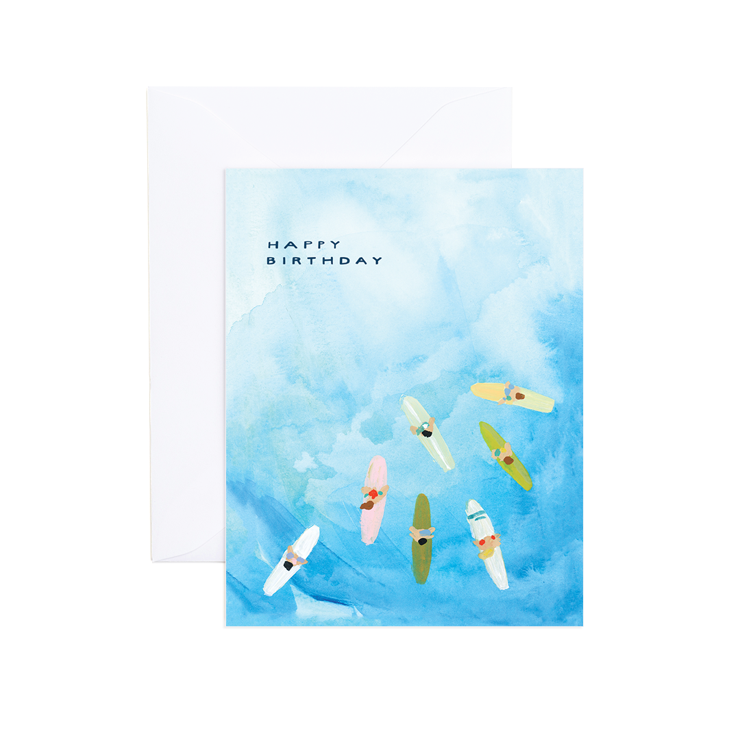 Barrett Surf Birthday Card