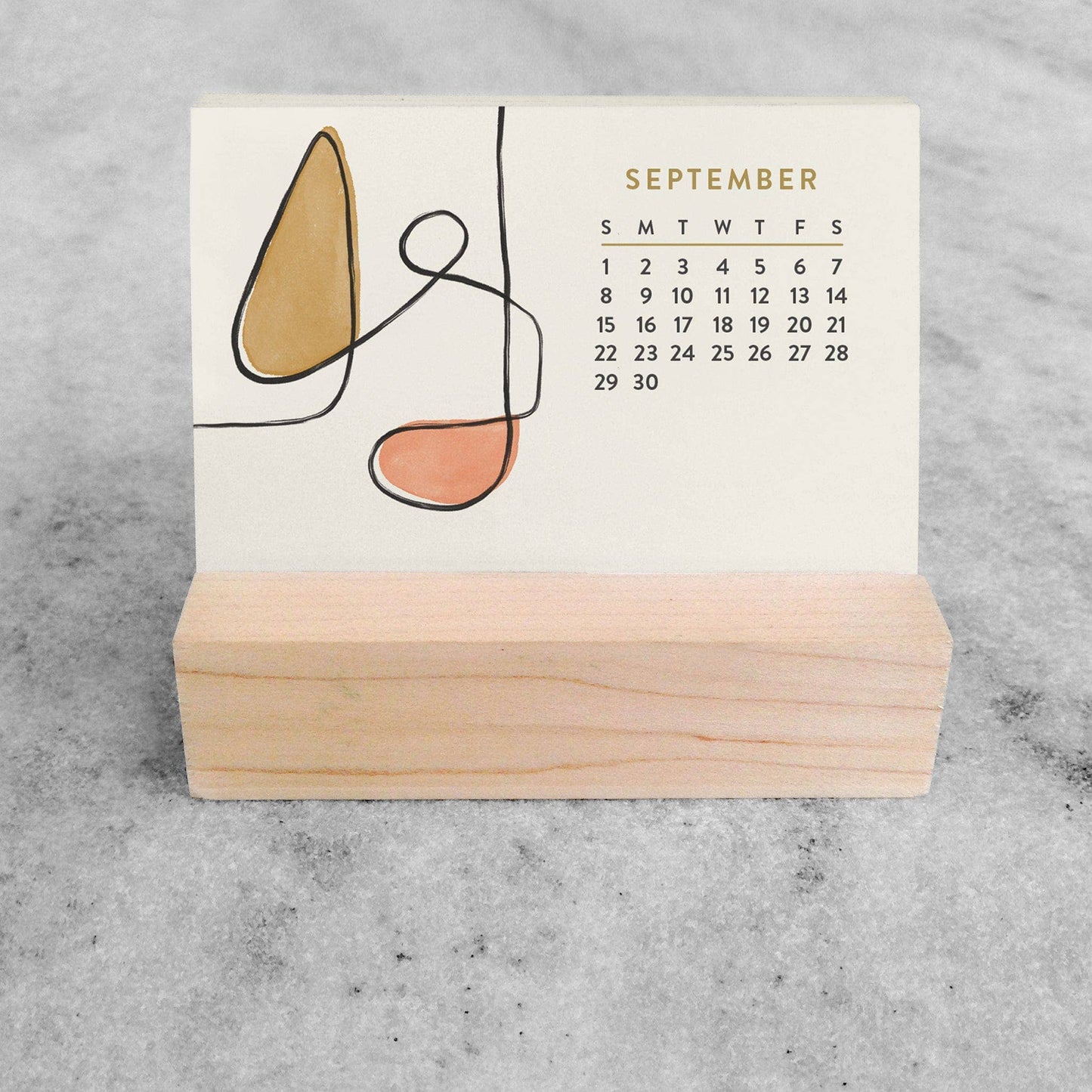 2024 Mini Desk Calendar, La Ligne