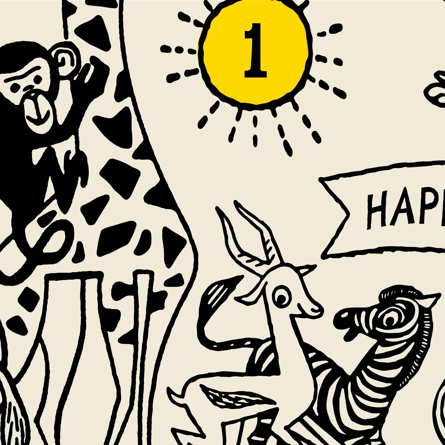 First Birthday Parade Card